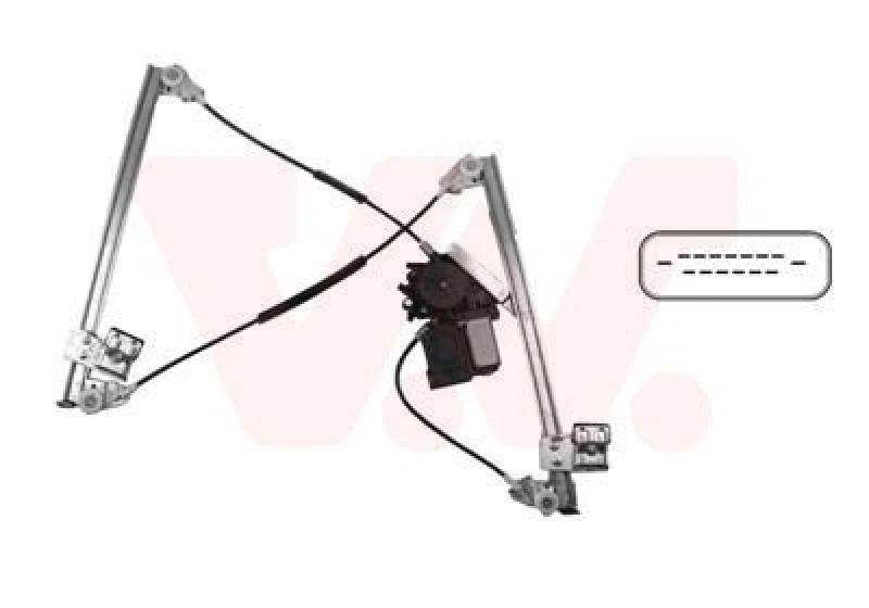 Image of VAN WEZEL Window regulator VAN WEZEL 5883261