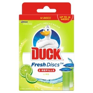 image of Duck Fresh Toilet Discs Lemon Refill