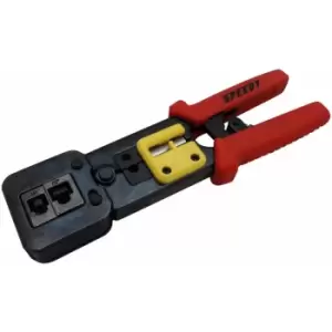 image of TUK Ltd SPEEDY RJ45 TRCSPDYwb HD ratchet crimp tool