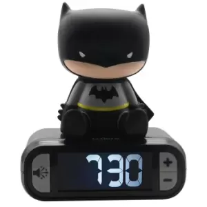 image of Lexibook Batman Childrens Clock With Night Light