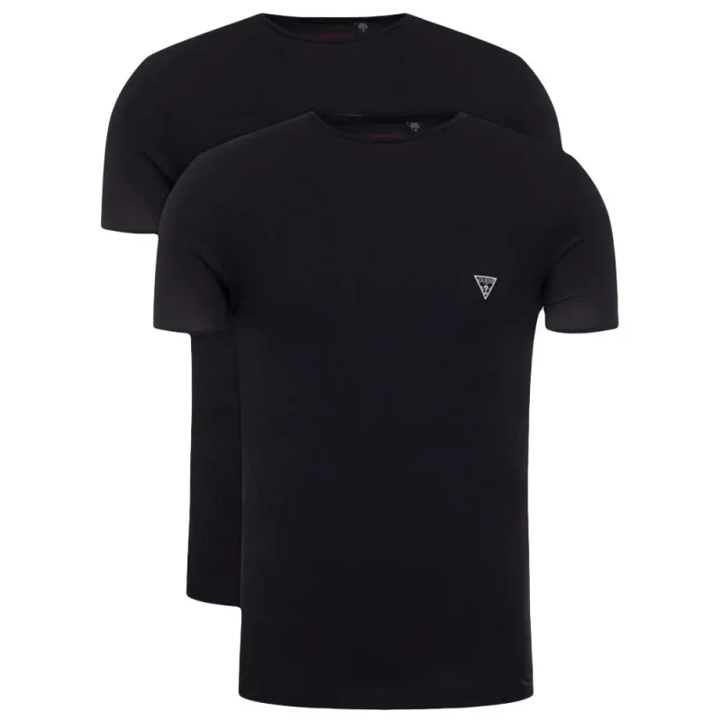 Image of Guess T-Shirt Guess Triangle Noir Male S
