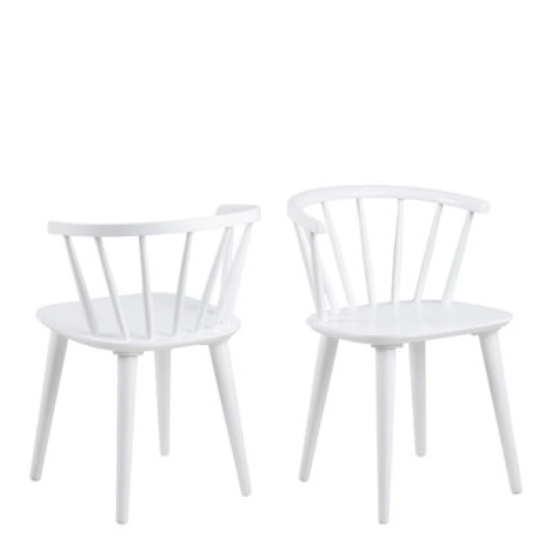 Image of Furniture To Go Ida Dining Chair In White Set Of 2