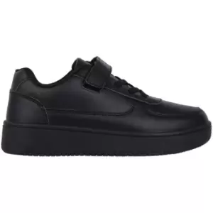Image of Fabric Via Childrens Trainers - Black