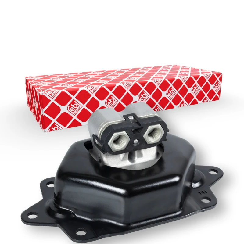 Image of FEBI BILSTEIN 108700 Engine mount Rear, Rubber-Metal Mount Engine Mounting (247)