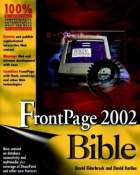 Image of Frontpage 2002 Bible by David Elderbrock Paperback