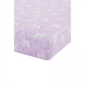 Image of Folk Unicorn Fitted Sheet