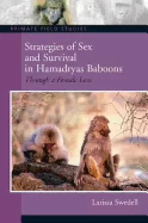 Image of strategies of sex and survival in female hamadryas baboons through a female
