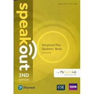 Image of Speakout Advanced Plus 2nd Edition Students' Book with DVD-ROM and MyEnglishLab Pack Mixed media product 2018