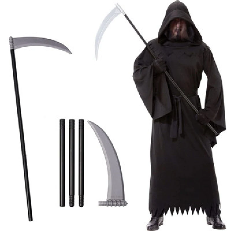 Image of Shatchi Halloween Phantom Costume With Weapons - Death Robe Outfit
