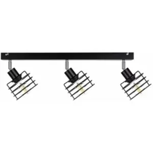 Keter Viva Ceiling Spotlight Bar Black, 60cm, 3x E27