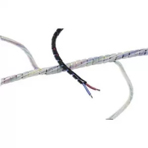 Image of HellermannTyton 161-41001 SBPE1.5-PE-BK-30M Spiral Binding Cable Protection Black