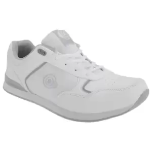 Image of Dek Unisex Adults Jack Lace Up Trainer-Style Lawn Bowls Shoes (10 UK) (White)