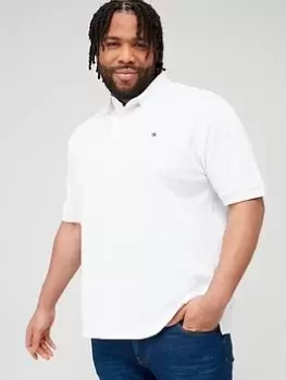 Image of Tommy Hilfiger Big & Tall 1985 Regular Polo Shirt - White, Size 3XL, Men