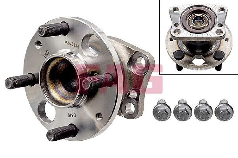 Image of Wheel bearing kit FAG 713 6158 50