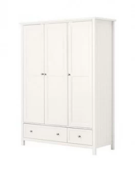 image of Julian Bowen Maine 3 Door Combination Wardrobe