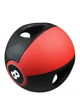 image of Pure2Improve Deluxe Medicine Ball With Handles 8Kg