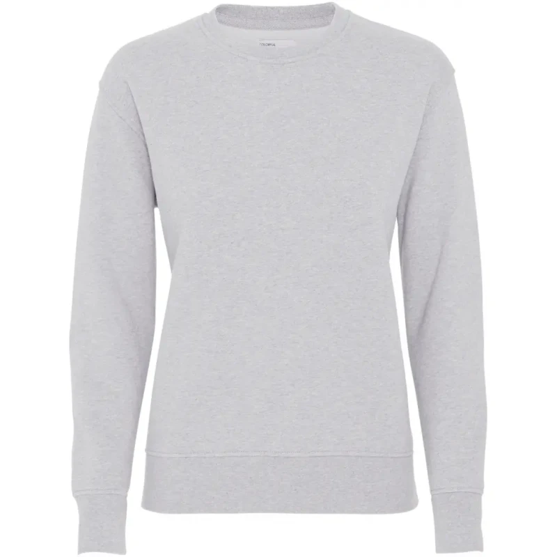 Image of Colorful Standard Womens round neck sweater Colorful Standard Classic Organic snow melange Gris Female XS
