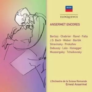 image of Ansermet Encores Berlioz/Chabrier/Ravel/Falla/JS Bach/Weber/ by Ernest Ansermet CD Album