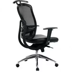 Image of Freedom High Back Mesh Exec Armchair With Coat Hanger BK 50317ET