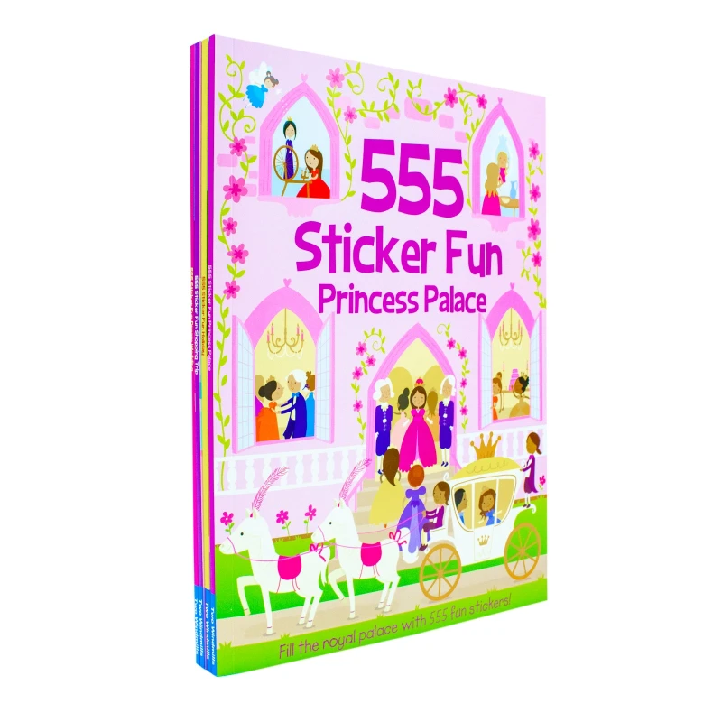 Image of Sticker Dress Up 4 Activity Book Collection Set My Day Out Fashion Shopping, Holiday, Princess Palace and Wedding: (Over 555 Fun Stickers in Each Book