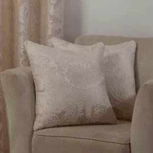 Image of Emma Barclay Duchess - Jacquard Cushion (pair) Cover In Cream