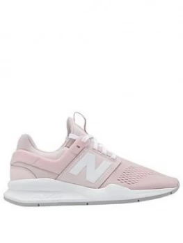 image of New Balance 247 Classic PinkWhite Size 8 Women