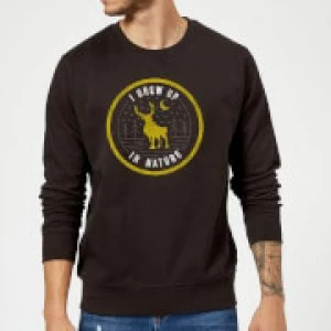 Image of Frozen 2 I Grew Up In Nature Sweatshirt - Black