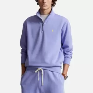 Image of Polo Ralph Lauren Cotton-Blend Half-Zip Sweatshirt - L