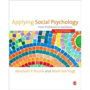 Image of Applying Social Psychology : From Problems to Solutions