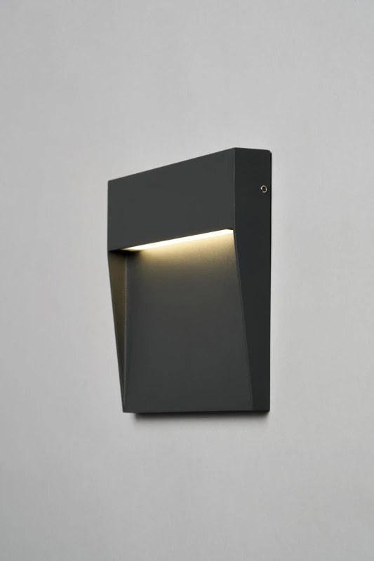 Image of Zink Puya 6W LED Square 16cm Guide Light Cool White in Anthracite