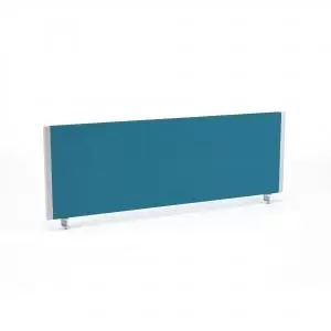 Image of ImpulseEvolve Plus Bench Screen 1200 Bespoke Maringa Teal Silver Frame