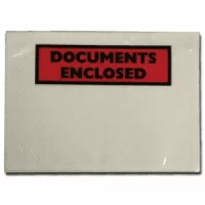 image of GoSecure A6 Enclosed Self-Adhesive Document Envelopes (100 Pack)