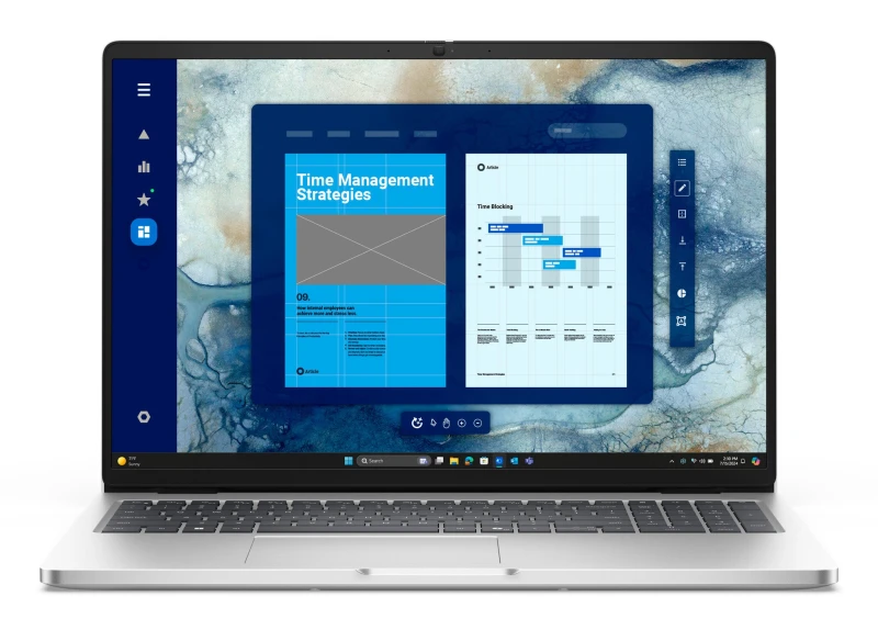 Image of Dell DELL Pro 16 PC16250 Intel Core Ultra 5 235U Laptop 40.6cm (16") Full HD+ 16GB DDR5-SDRAM 512GB SSD WiFi 6E (802.11ax) Windows 11 Pro UK Engli