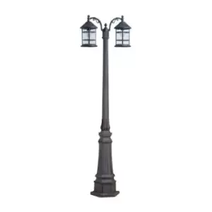 Image of Forlight Siros - 2 Light Lamp Post Rusty Brown