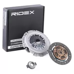 Image of RIDEX Clutch 479C0050 Clutch Kit PEUGEOT,CITROEN,NISSAN,106 II Schragheck (1A_, 1C_),106 I (1A, 1C),106 II Kasten / Schragheck (1S_),SAXO (S0, S1)