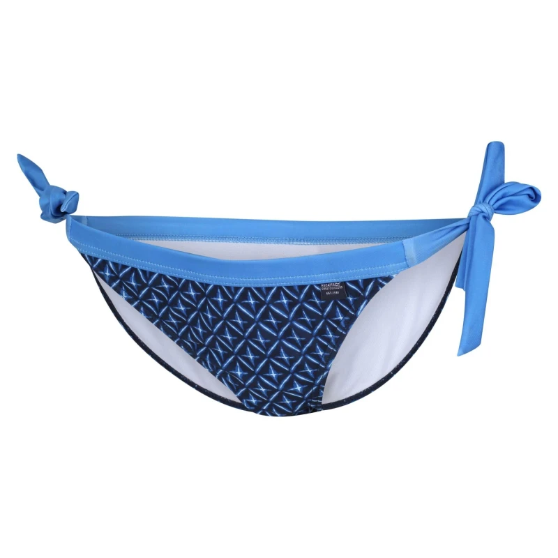 Image of Regatta Flavia String Bikini Bottoms Navy Tile female 12