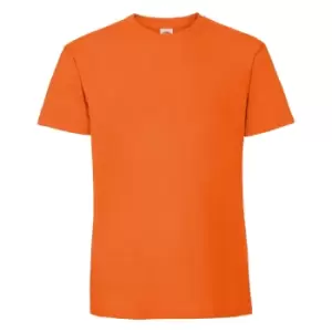 Image of Fruit Of The Loom Mens Ringspun Premium T-Shirt (M) (Orange)