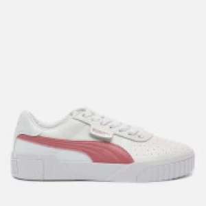 Image of Puma Womens Cali Trainers - Puma White/Foxglove - UK 3
