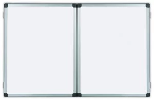 image of Bi-Office Maya Trio Magnetic Whiteboards 120x90cm