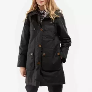 image of Barbour Bethwin Waxed-Cotton Coat - UK 10