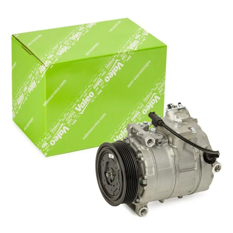 Image of VALEO 813413 AC Compressor NEW Original PART, PAG 46, Refrigerant: R134a, with PAG compressor oil Compressor,air conditioning (447)