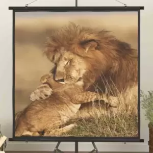 Image of vidaXL 50" 1:1 Projection Projector Screen