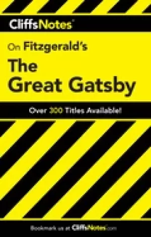 Image of cliffsnotes on fitzgeralds the great gatsby
