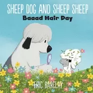 Image of sheep dog and sheep sheep baaad hair day