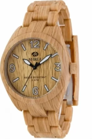 image of Unisex Marea Wood Look Watch 35296/1