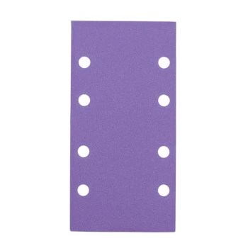 Image of TREABTHD180A Aluminium Oxide 1/3 Sanding Sheets 93 x 185mm 180G (Pack 10) - Trend