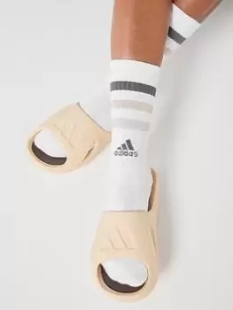 Image of adidas Sportswear Adicane Slides - Beige, Beige, Size 6, Women