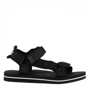 Image of Slydes Nevis Flat Sandals - Black