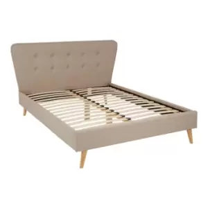 Image of Scandi Style Oak Wood Bed