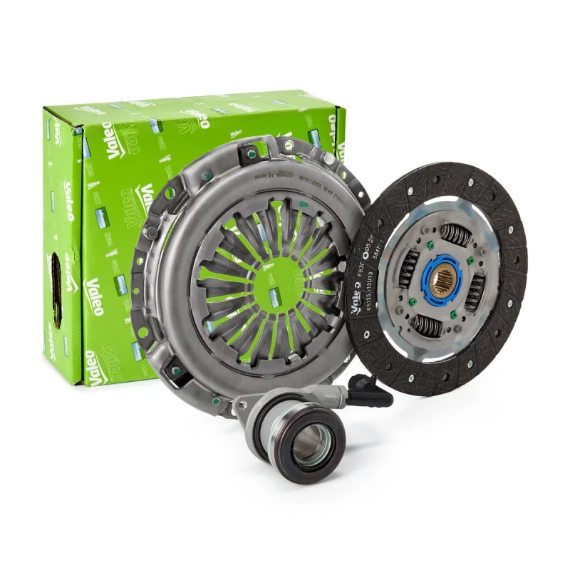 Image of VALEO 834113 Clutch with central slave cylinder, Special tools for mounting not necessary, for vehicles with push type clutch Clutch Kit (479)